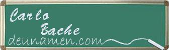 Carlo Bache Visitenkarte